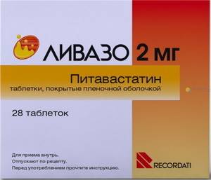 Ливазо (питавастатин): инструкция по применению, цена, отзывы, аналоги ...